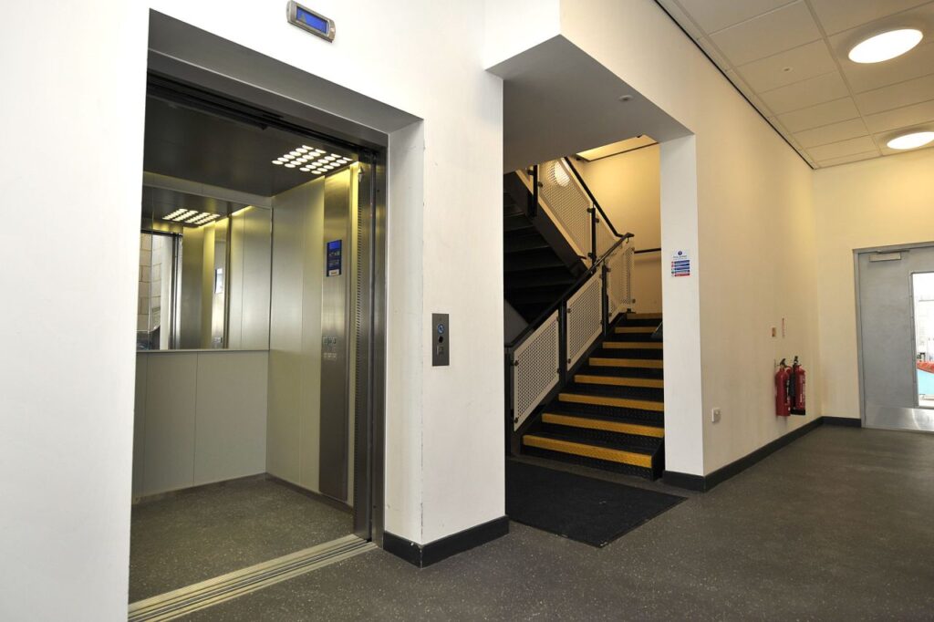 Xtralifts carry more people a little further and faster than a standard passenger lift.