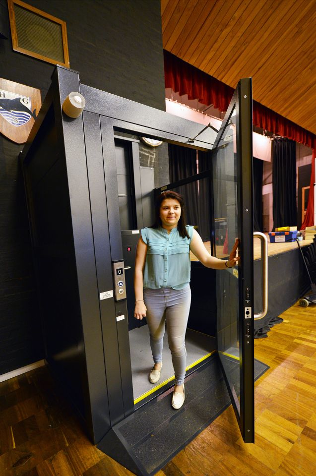 Bringing access from the main theatre area...