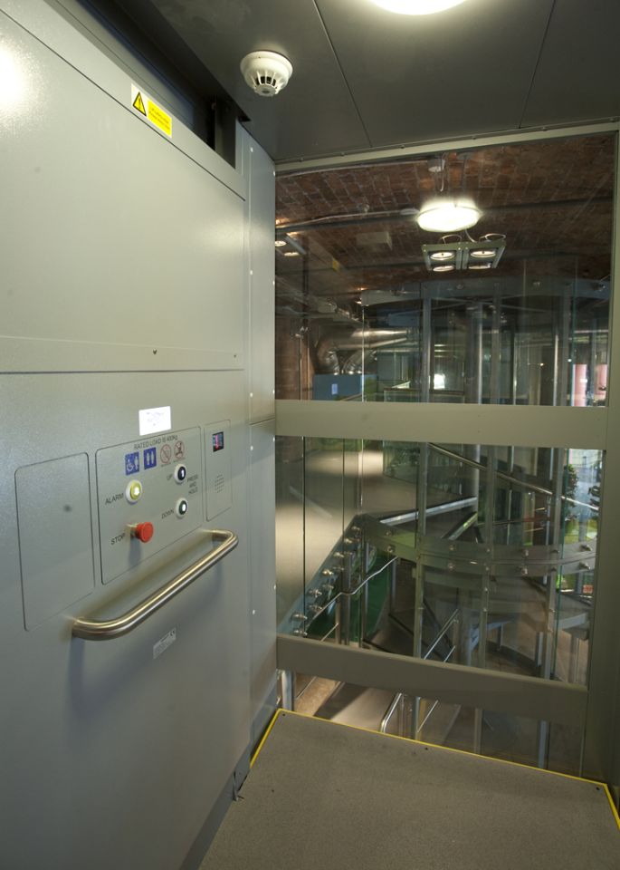 Glazed panels maximise the impact of the attractions...