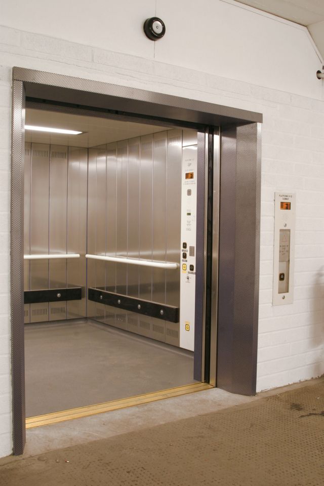 The bespoke lift cars were built to withstand the demands of the daily movements of goods on trolleys and pallets.