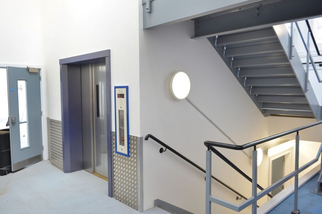 Working in tandem with public stairs - but faster and easier.