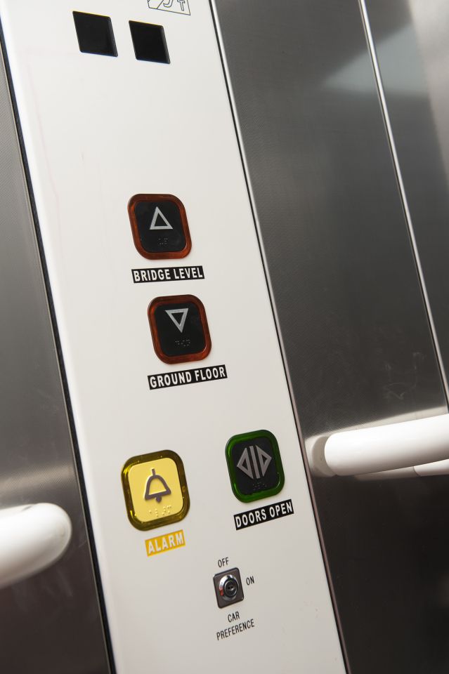 There's even an alarm bell - just in case...