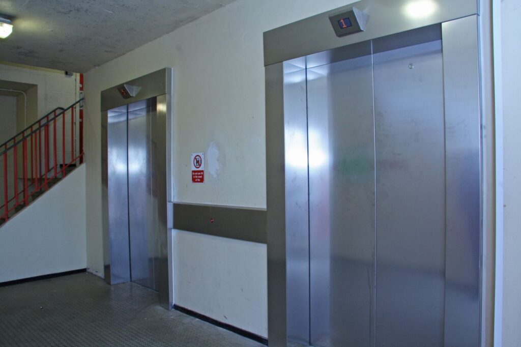 A first-class passenger lift refurbishment.