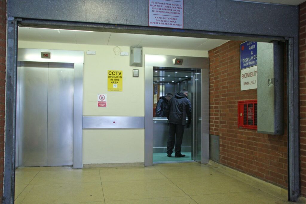 Tough, rugged, anti-vandal passenger lifts for 24/7 car park access.