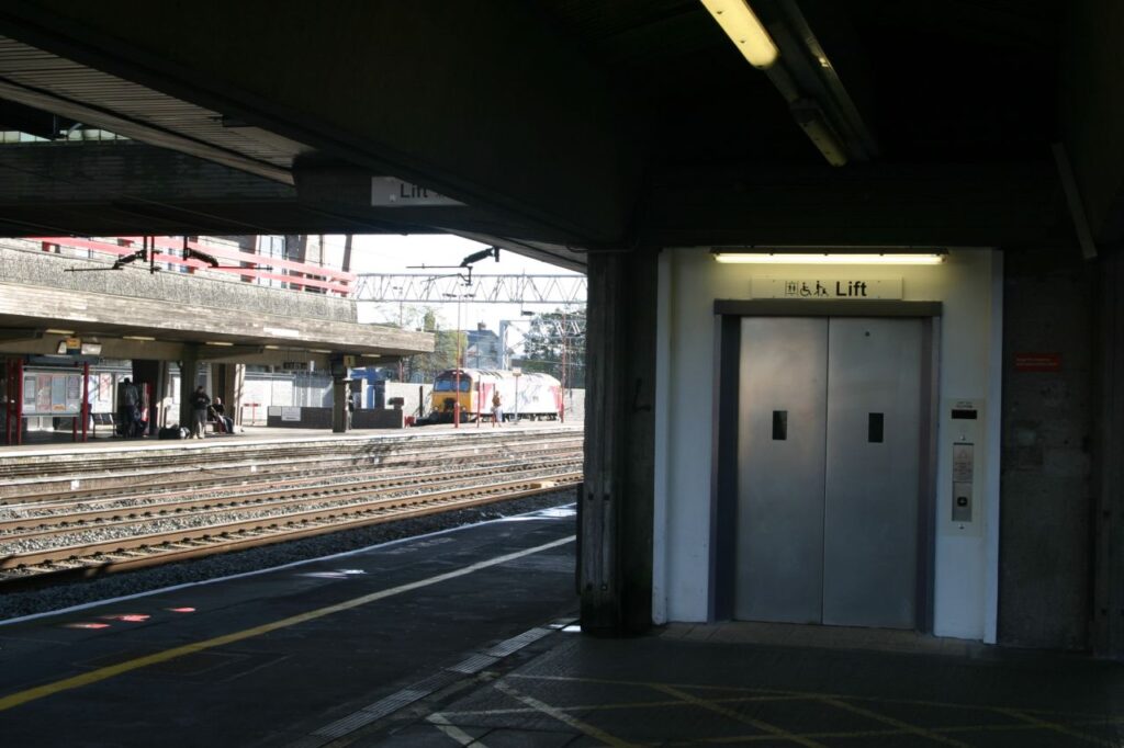 ... To open up the waiting area on the covered bridge and closing off the tunnel access.