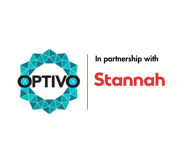 Optivo and Stannah logos