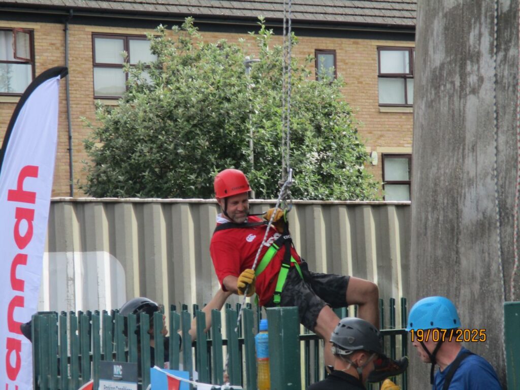 Stannah's charity abseil for the Lift Industry Charity