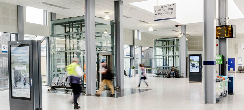 Access for all at Edinburgh Haymarket railway station