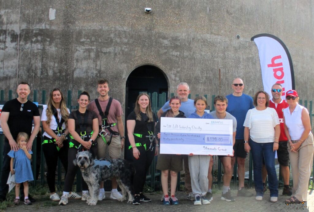 Stannah's charity abseil for the Lift Industry Charity