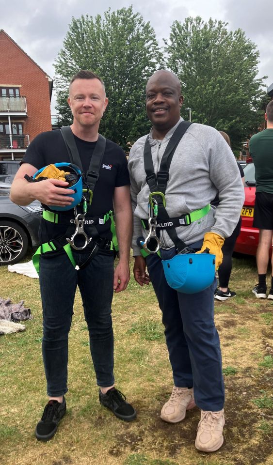 Stannah's charity abseil for the Lift Industry Charity
