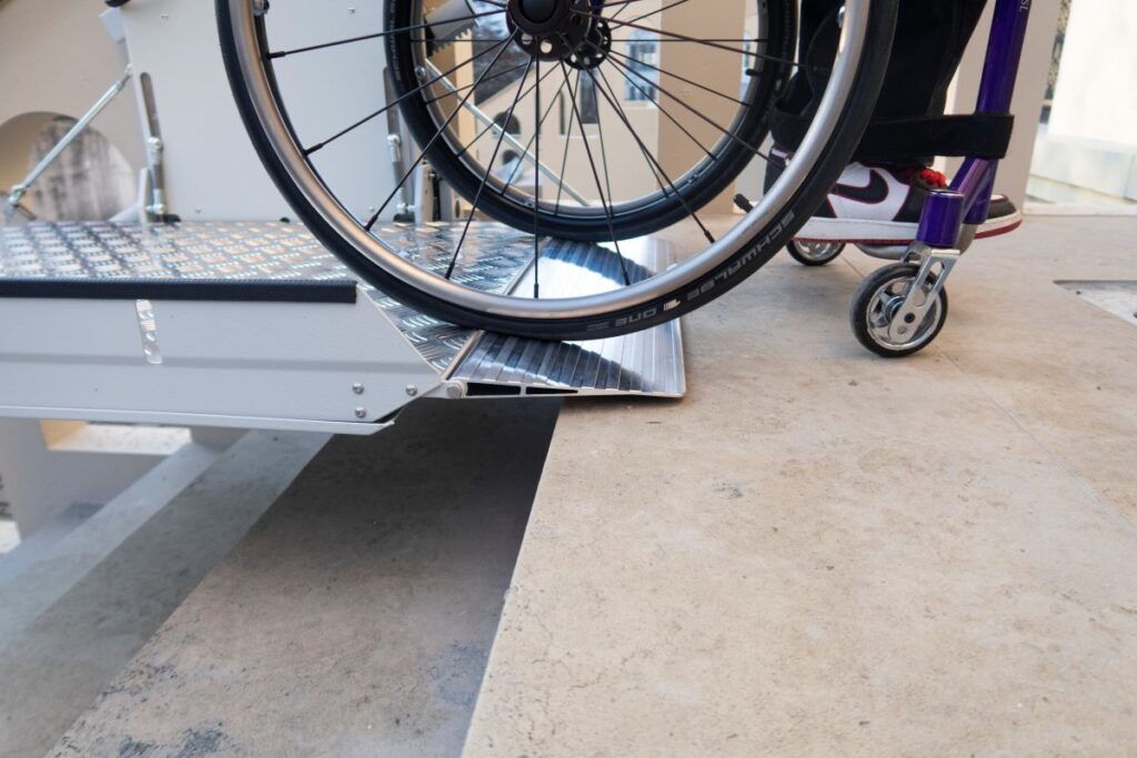 Stairiser fold flat safety travel ramps.