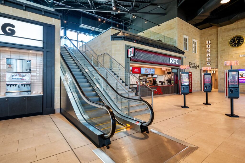 Stannah A2C escalator provides a smooth and comfortable ride