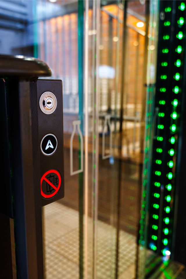 Milk bottle carvings pay tribute to the building's rich history