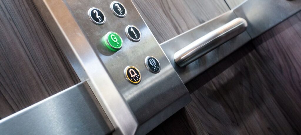 Lift emergency button