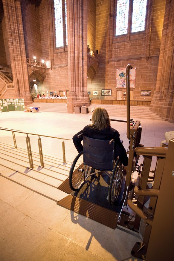 The Stairiser brings opens up many occasions and attractions to wheelchair-users.