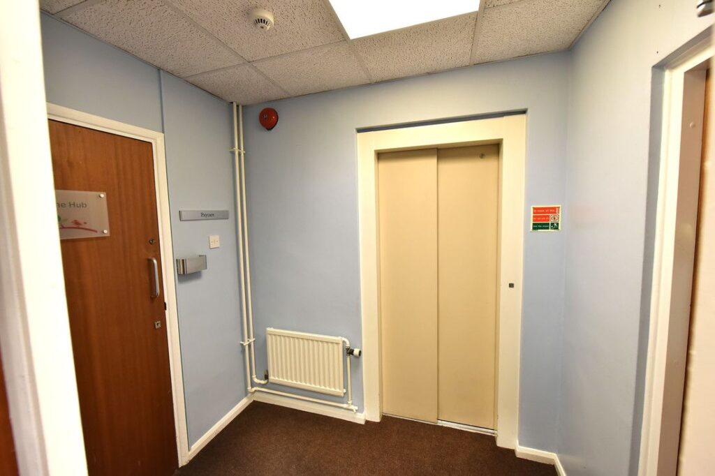 Check out those cream doors.