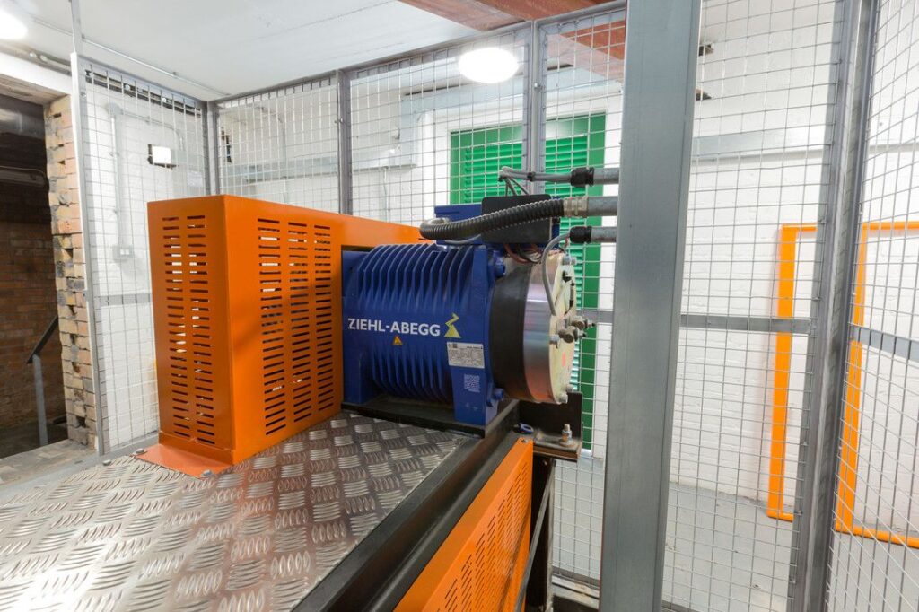 The motor room: upgraded to deliver 21st-century performance...