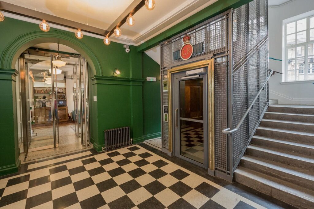 Passenger lift plus stairs: the ideal Access for All combination.