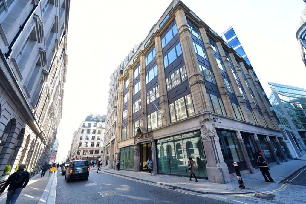 Exterior of office building