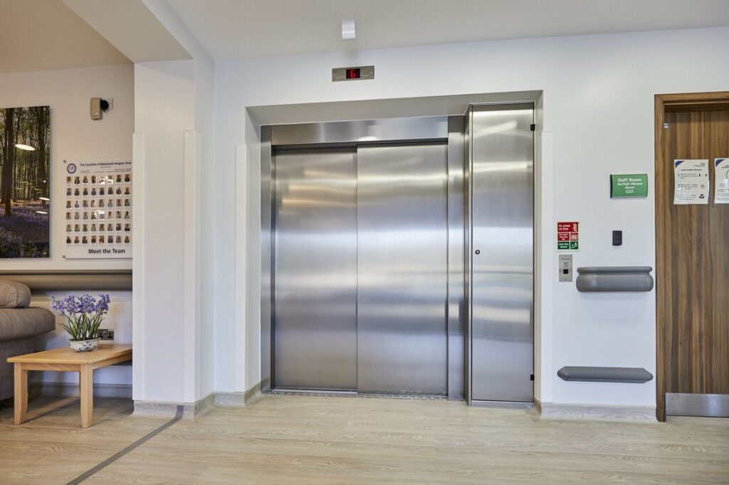 Stannah passenger lift in Countess of Brecknock Hospice