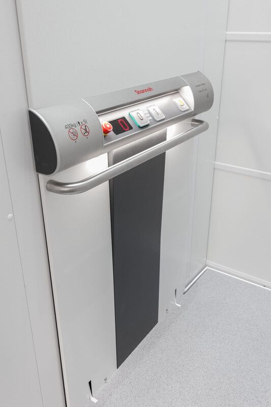 Stannah vertical platform lift for Wicstun Veterinary Group