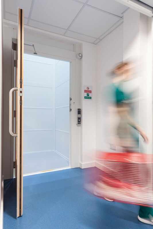 Stannah vertical platform lift for Wicstun Veterinary Group