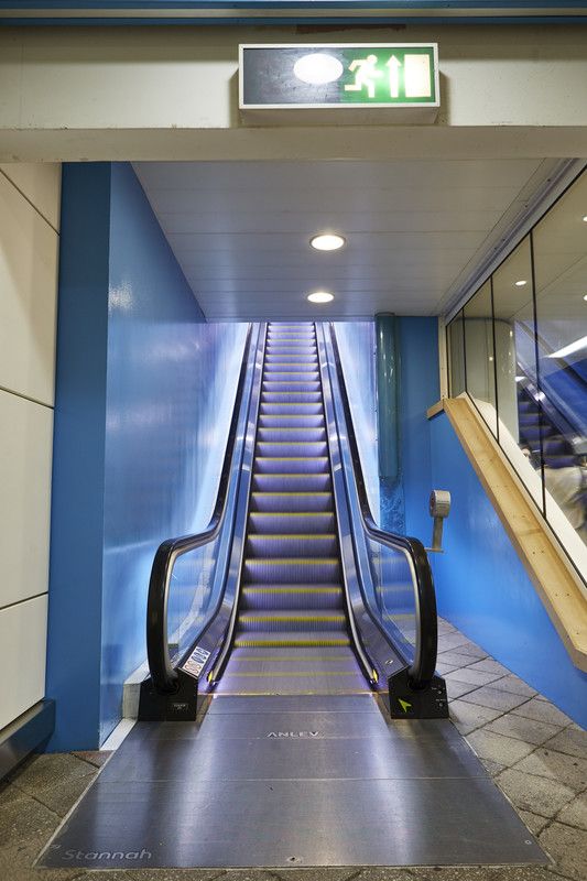 Stannah escalators for swift, safe, economical people movement.