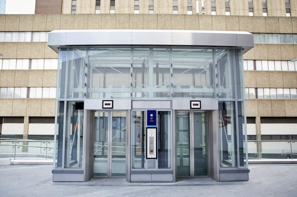 Stannah bespoke scenic passenger lift duplex.