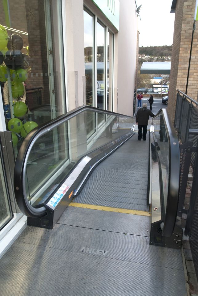 Capable of moving up to 9,000 passengers per hour.