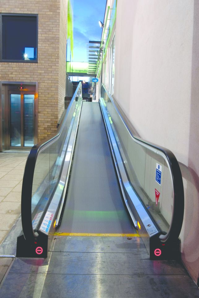 Watertight, slip-resistant, and lit by LEDs: aimed at passenger safety.