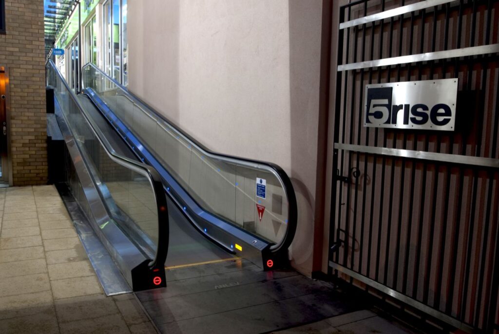 Bringing access to the £5 million 5Rise retail and residential complex.