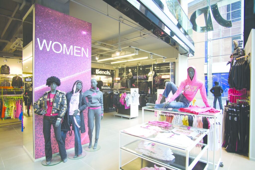 Every level covered in a high footfall retail outlet. Meeting the requirements of the Equality Act 2010.