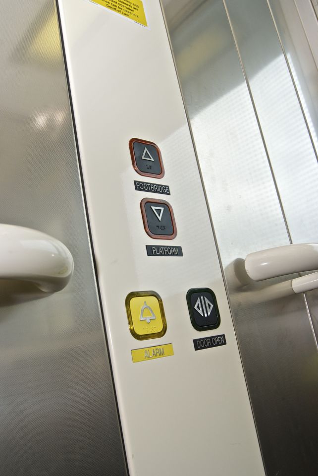 Simple push-button controls within easy reach of all passengers, including wheelchair-users.