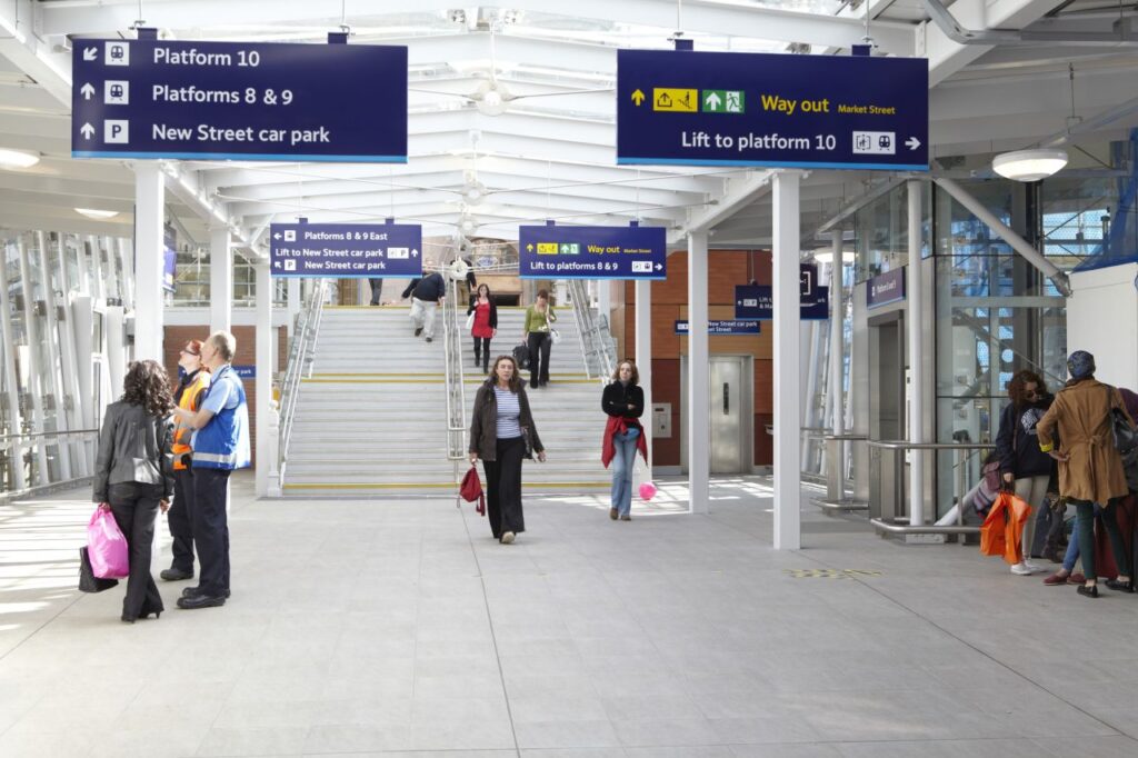 All the new Stannah lifts ensure step-free access and ease the high footfall throughout the station.