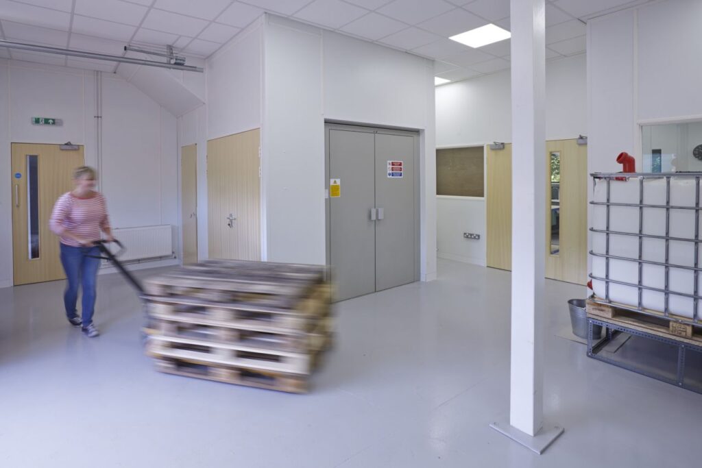 Goodsmaster classic goods lift at Mavala