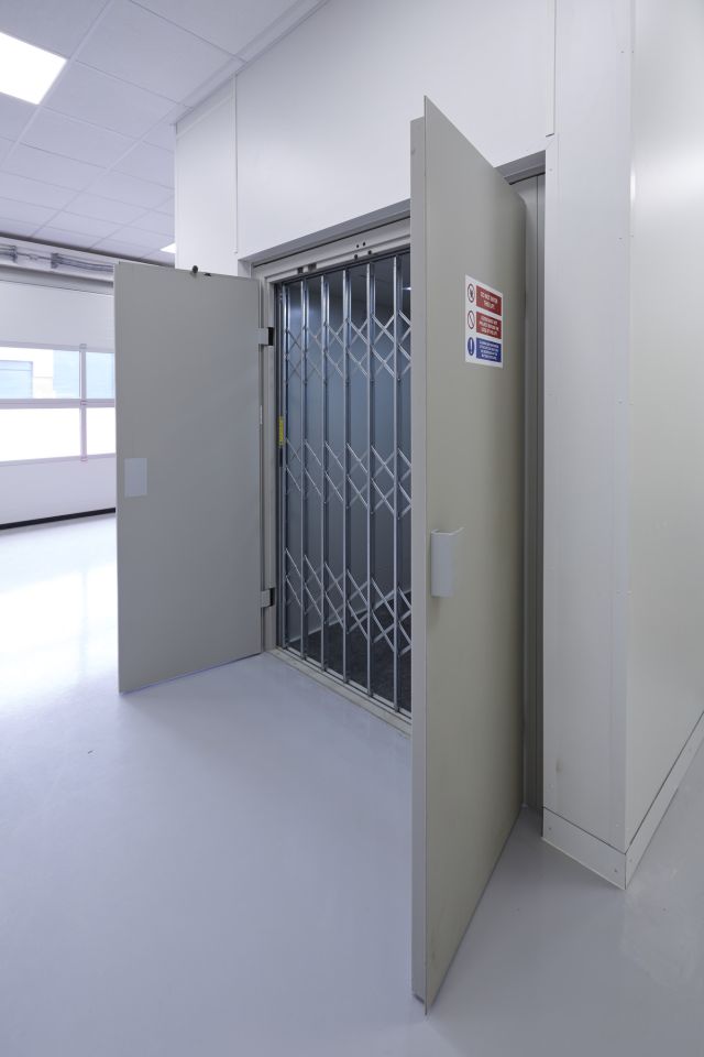 Goodsmaster classic goods lift at Mavala