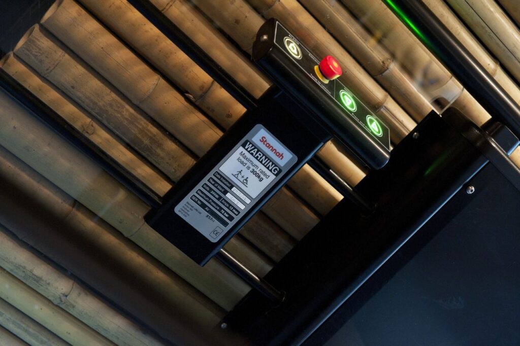 Stannah Lowriser vertical platform lift improves access in Bournemouth restaurant