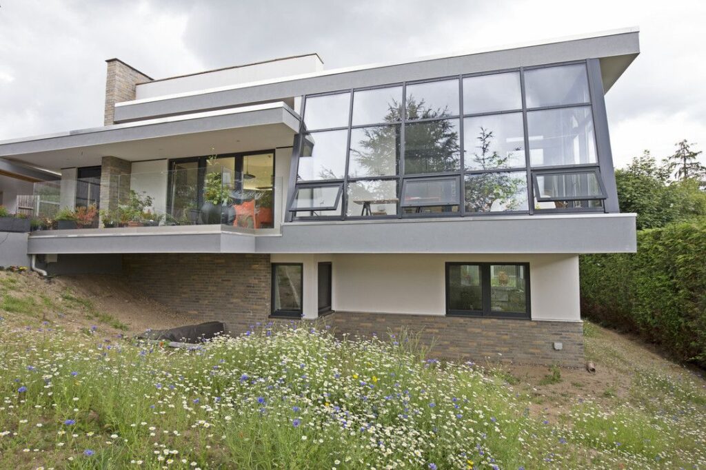 Exterior of designer home