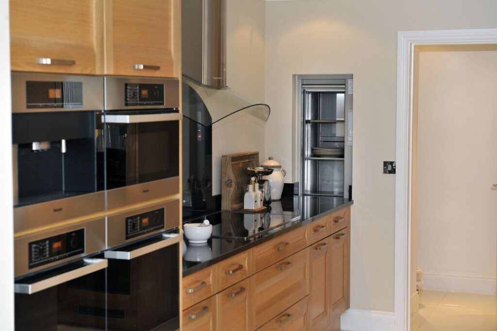 Stannah Microlift 'Butler' lifts installed at Millward Designer Homes in Liskeard Villas