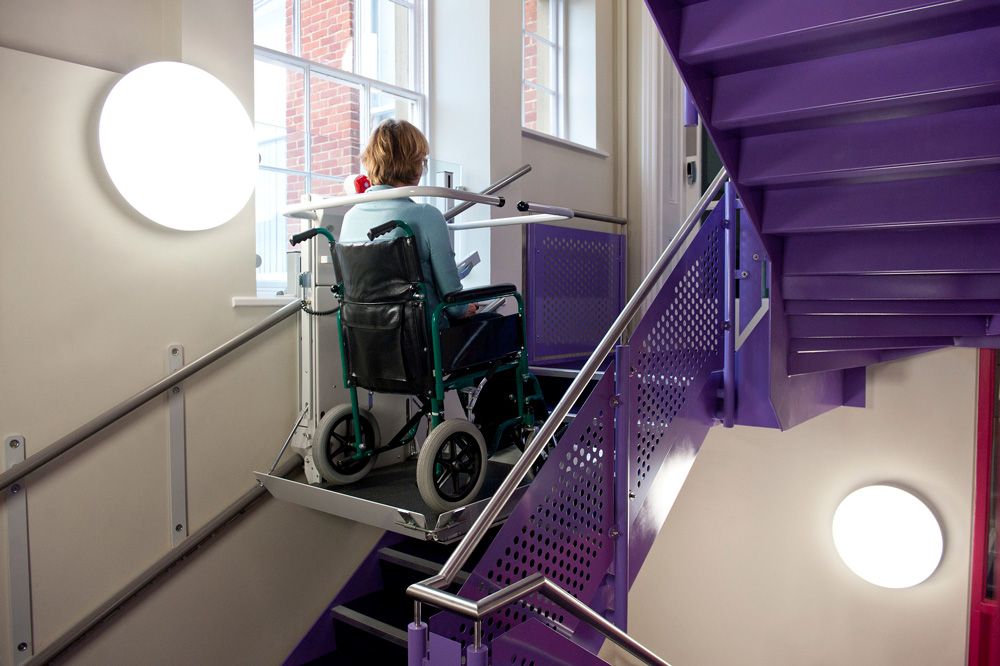 Wheelchair platform stairlifts