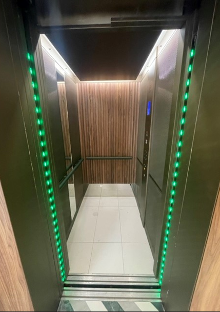 Bespoke lift car interior