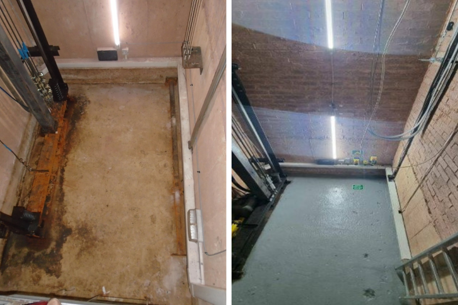 A complete lift refurbishment, upgrading the performance, reliability, safety and aesthetics.