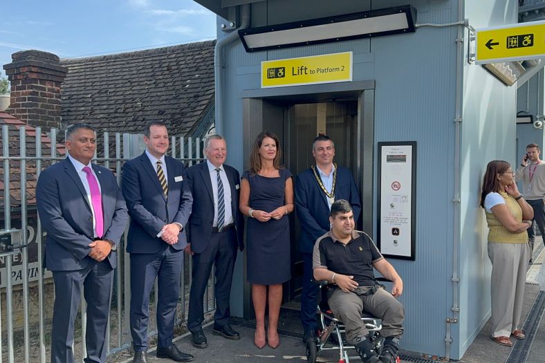 Walton on Thames benefits from a range of improvements, including Stannah lifts. Image credit: Network Rail