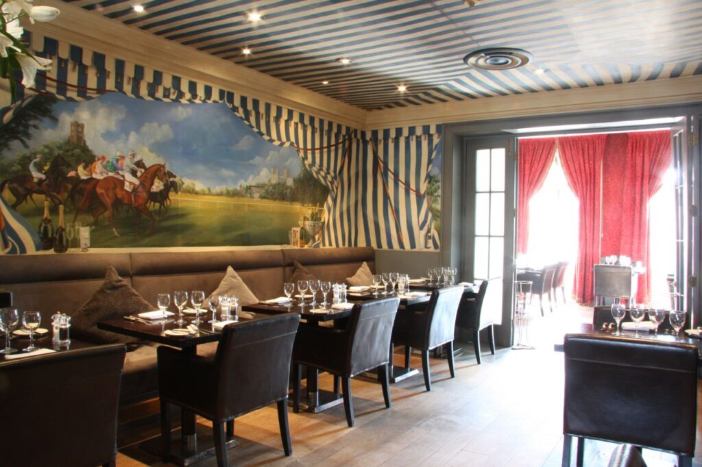 ... In the award-winning Ivy Brasserie, the Cellar Bar, the Morning Room, and the Green Room and Library.